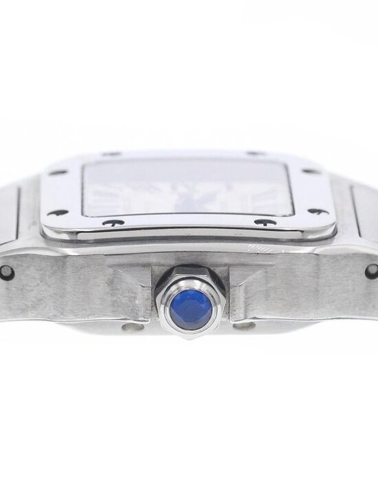 CARTIER Santos Galbee SM W20054D6 Date Silver Dial Automatic Ladies Watch_956729 main image 5